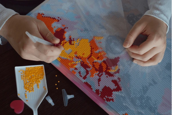 Diamond Painting with Detailed Scenery