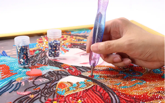 Diamond Painting with Easy-to-Follow Instructions