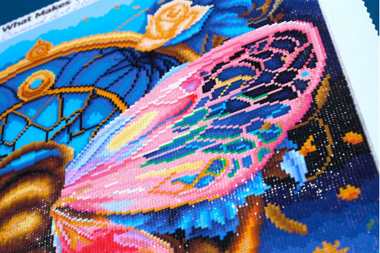 diamond painting colorful canvas artwork