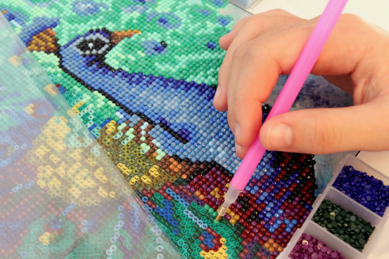 diamond painting sparkling crystal canvas