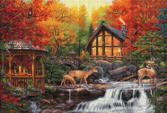 diamond painting relaxing creative hobby