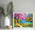 diamond painting finished wall art